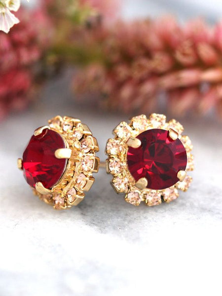 Top 150+ Crimson Earrings: Striking & Captivating Ornaments