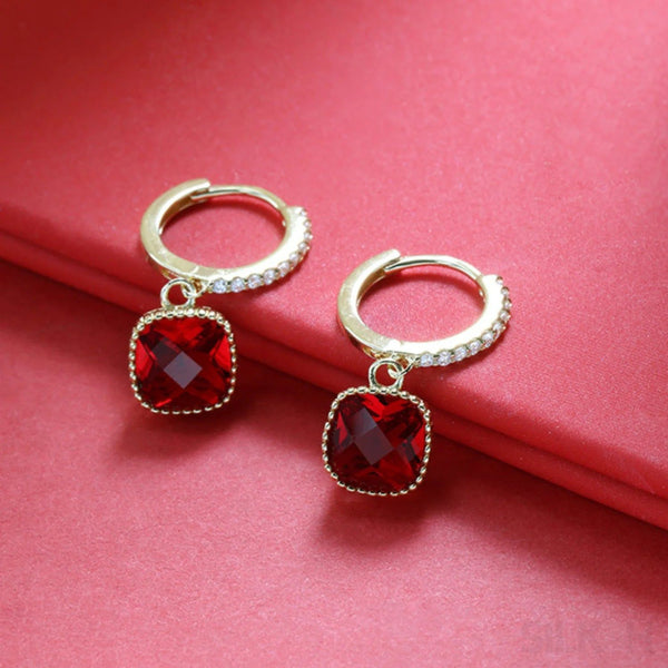 Top 150+ Crimson Earrings: Striking & Captivating Ornaments