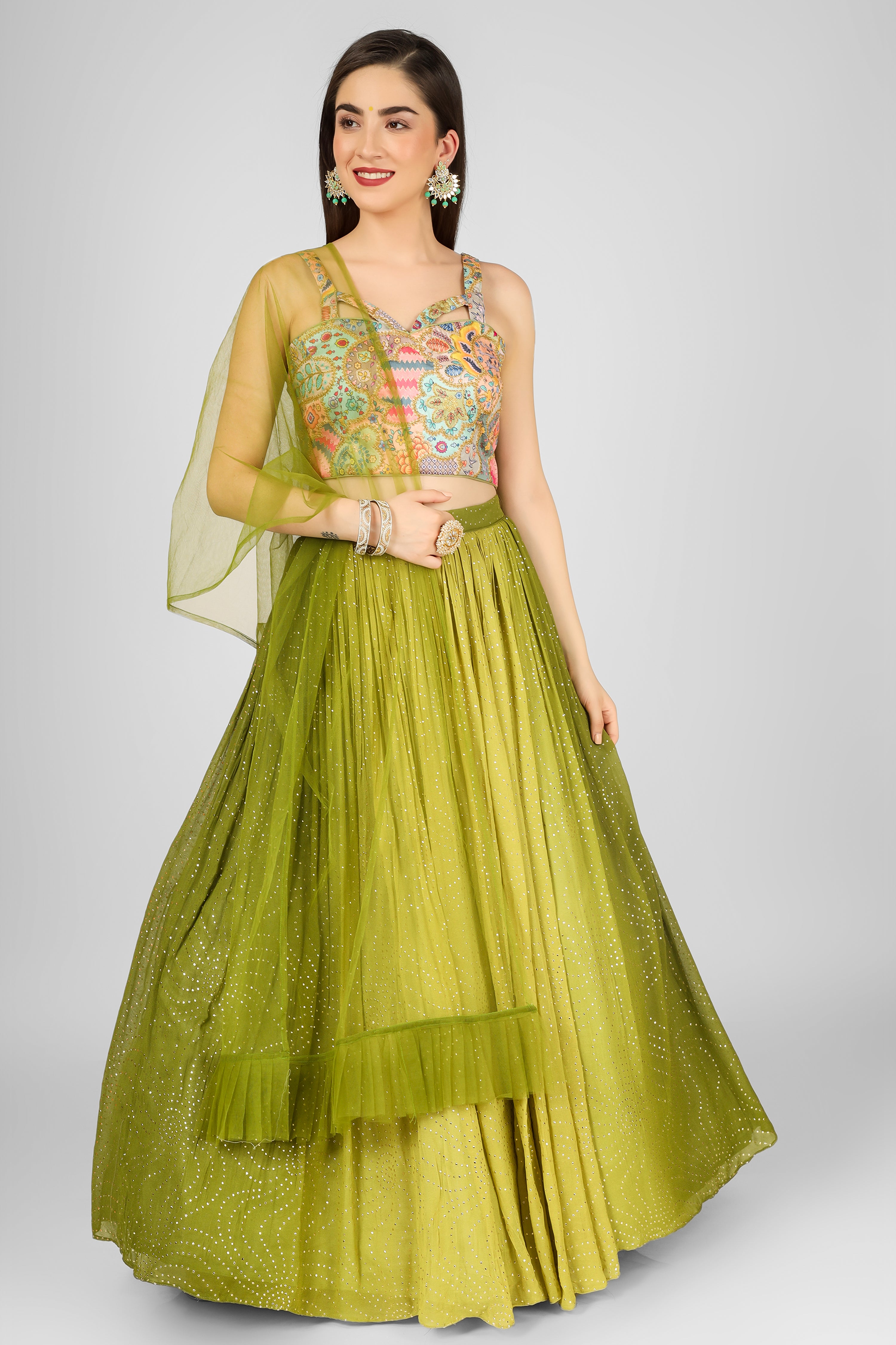 Shop online designer lehengas choli, sarees, salwar suits sharara -  fealdeal.com buy gharara dress gown Kurti feeldeal.in