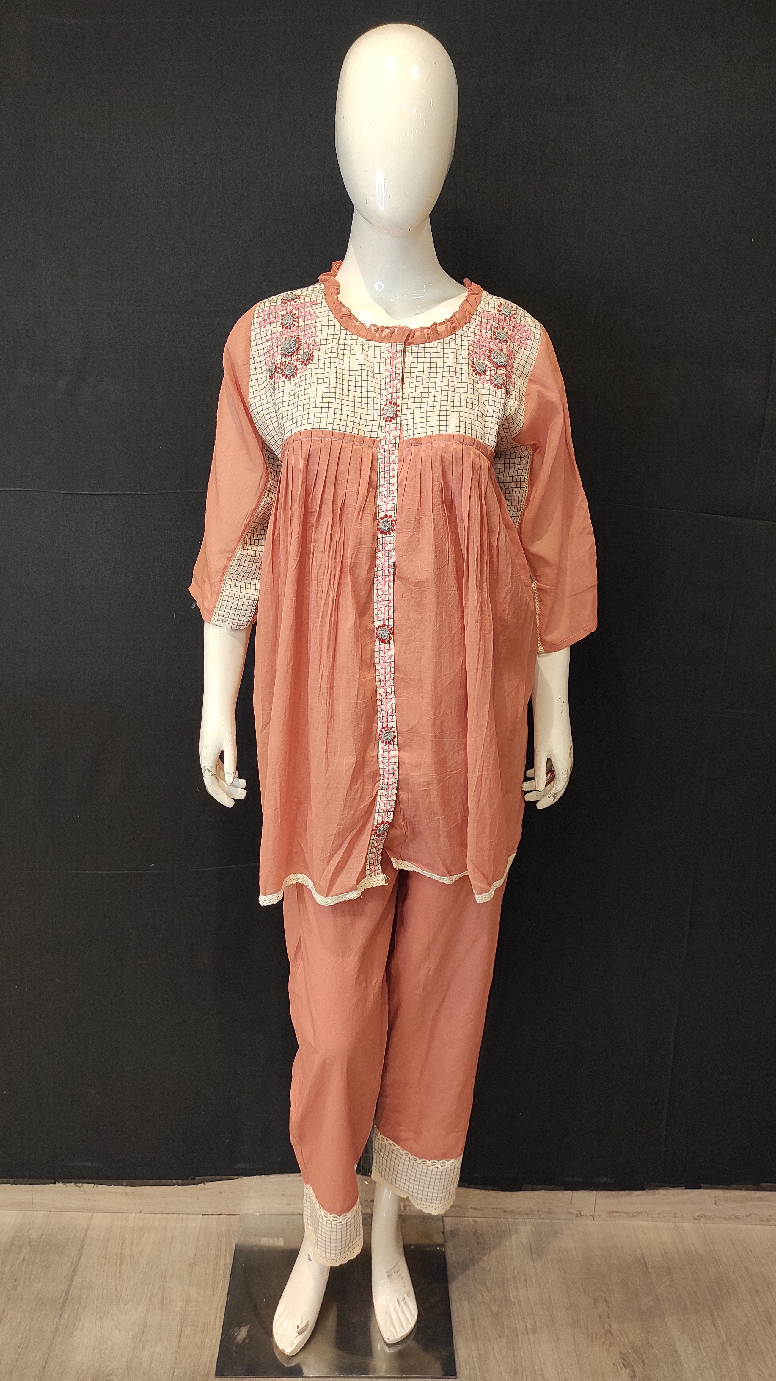 Buy Gingerbread Mulmul Co-ord Set, Tan Co-ord Set