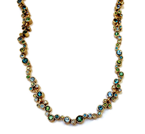 Patricia Locke Jewelry - Cassiopeia Necklace in Pacific | SattvaGallery.com