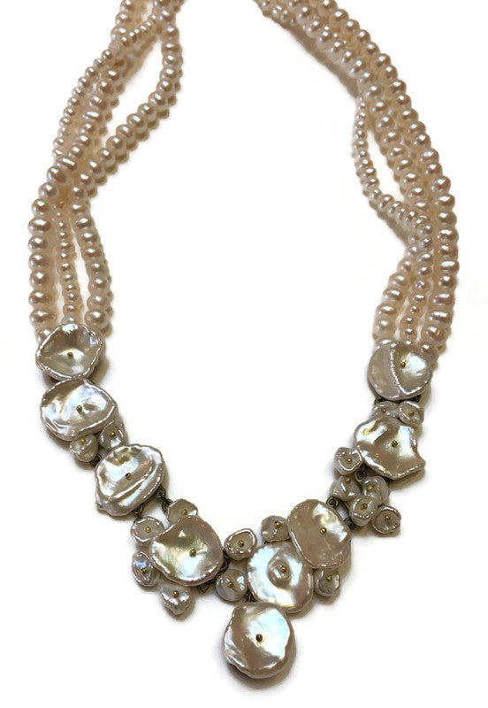 Silver Seasons - Michael Michaud - Silver Dollar Pearl Necklace