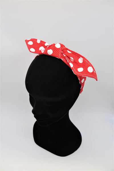 Red & White Polka Dot Headband