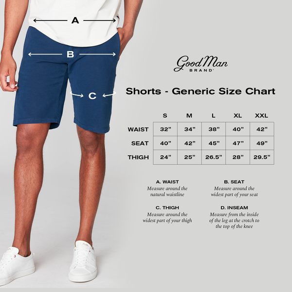 The House of LR&C | Good Man Brand | Size Guide