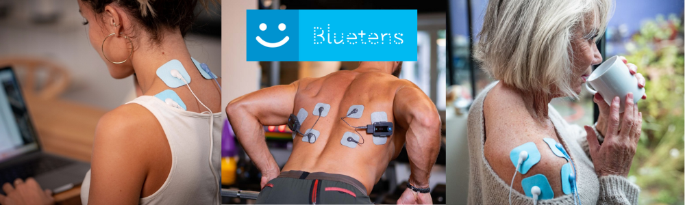 Pack 6 oval Bluetens surf electrodes - Connected electrotherapy