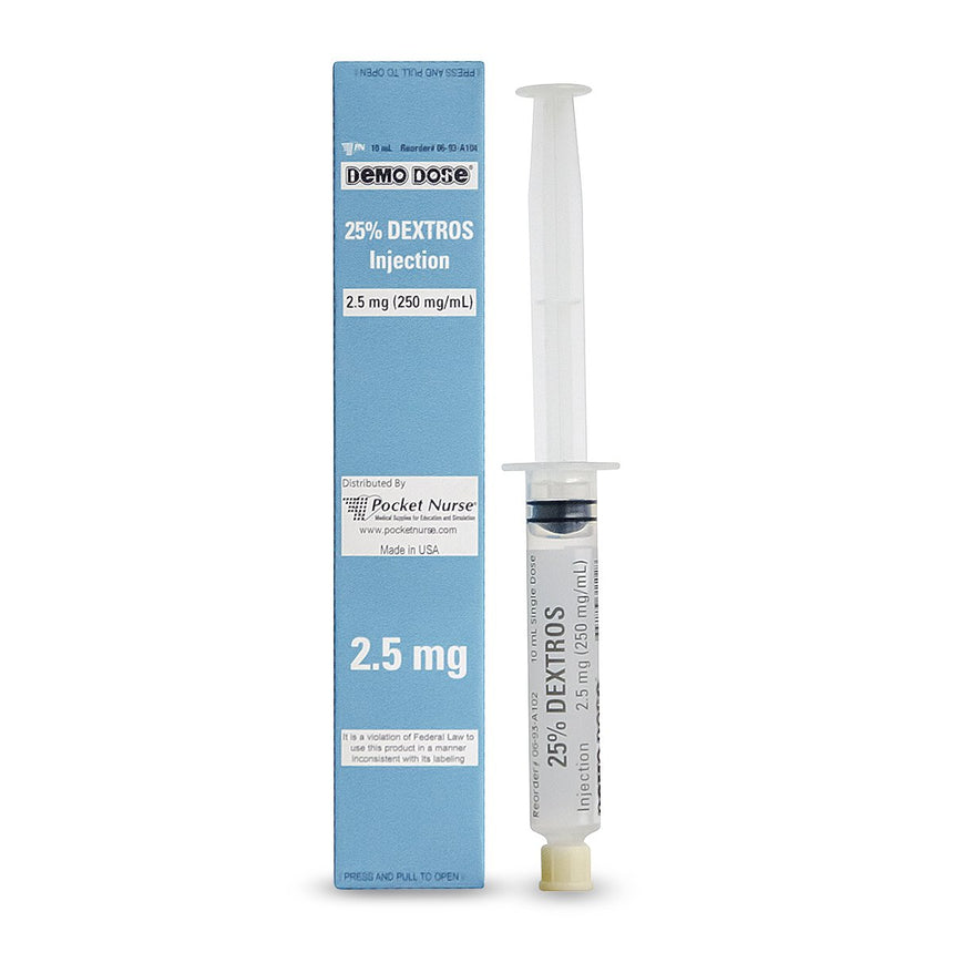 Demo Dose® Prefilled Syringe - Dextros 25% (10 ml)