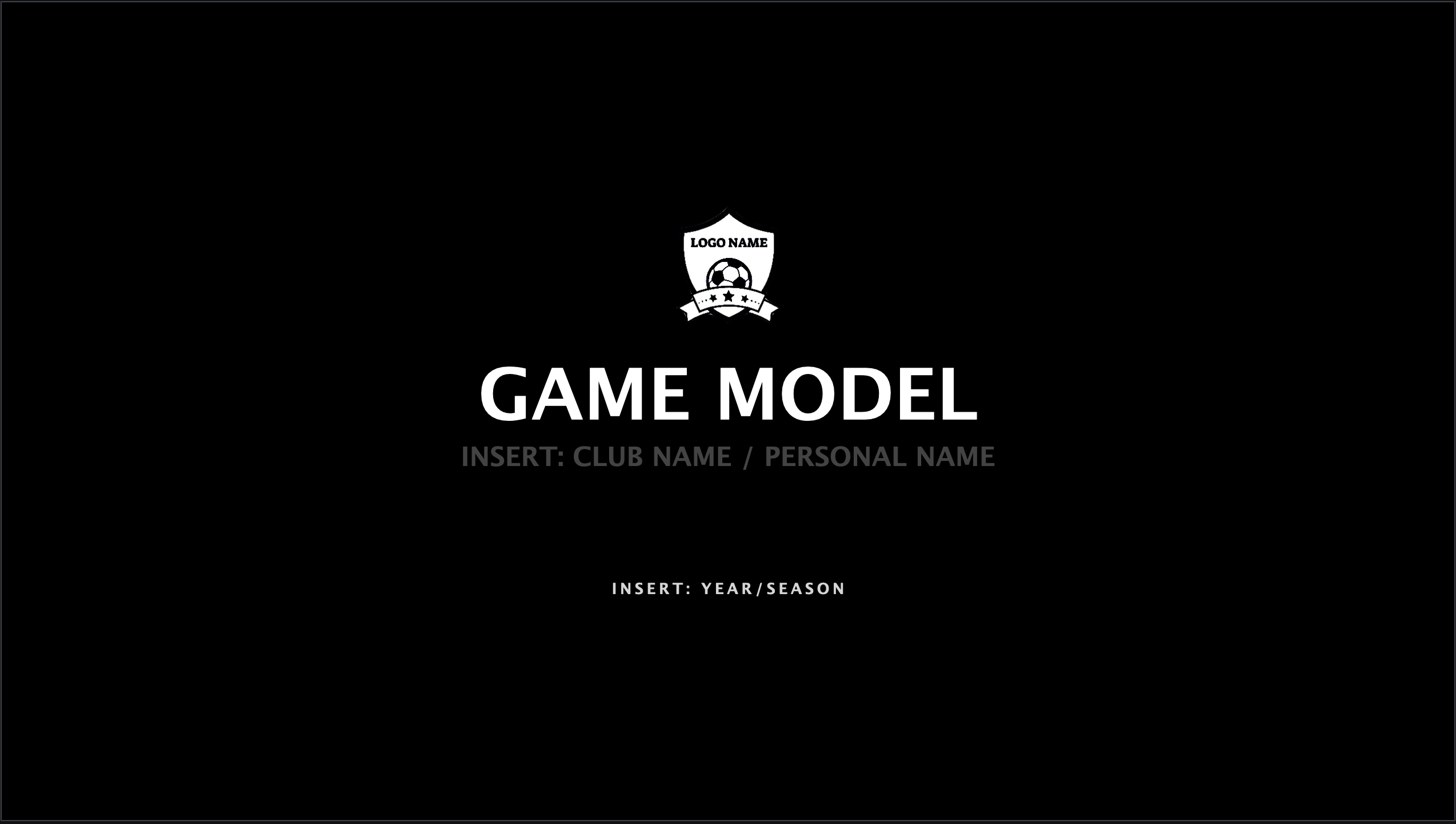 Build Your Own Game Model: Recorded Workshop
