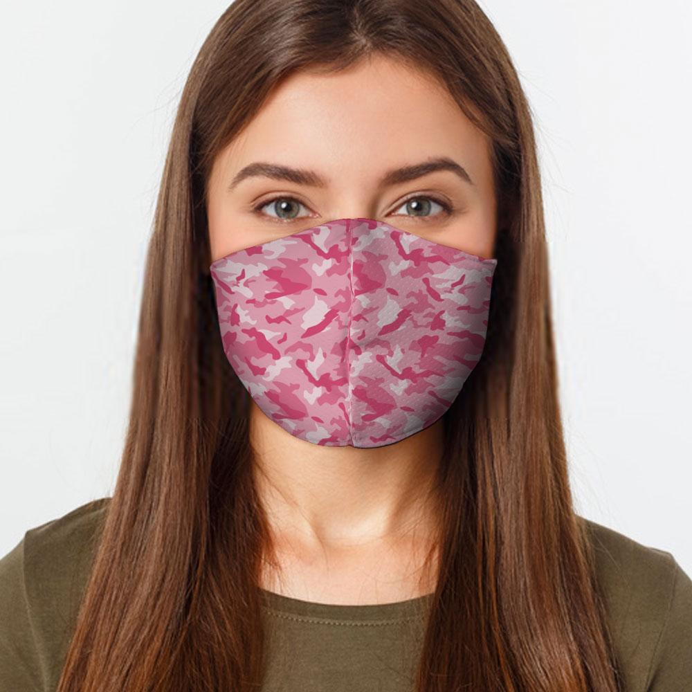 Pink Camo Face Cover