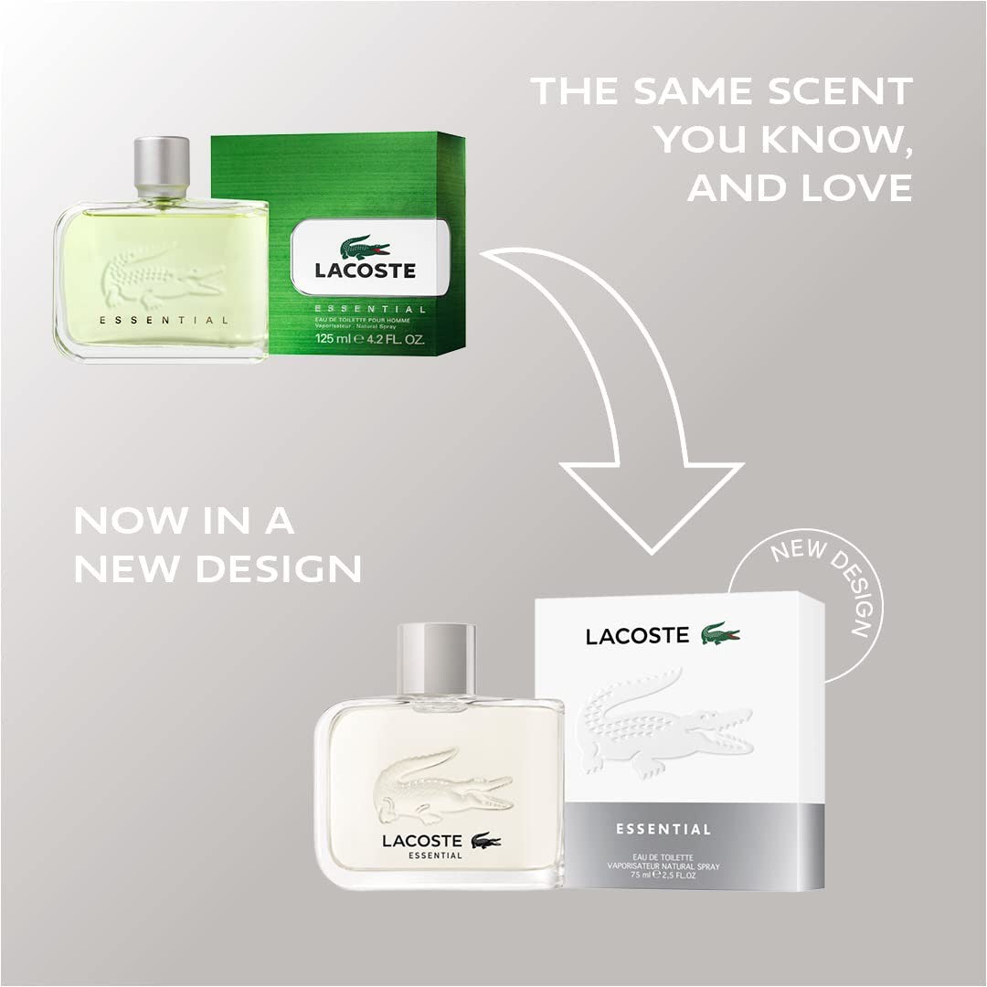 lacoste essential edt 125ml