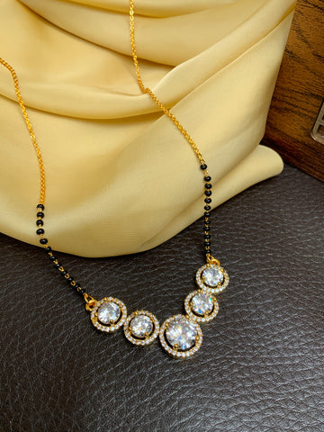 Solitaire Diamond Mangalsutra