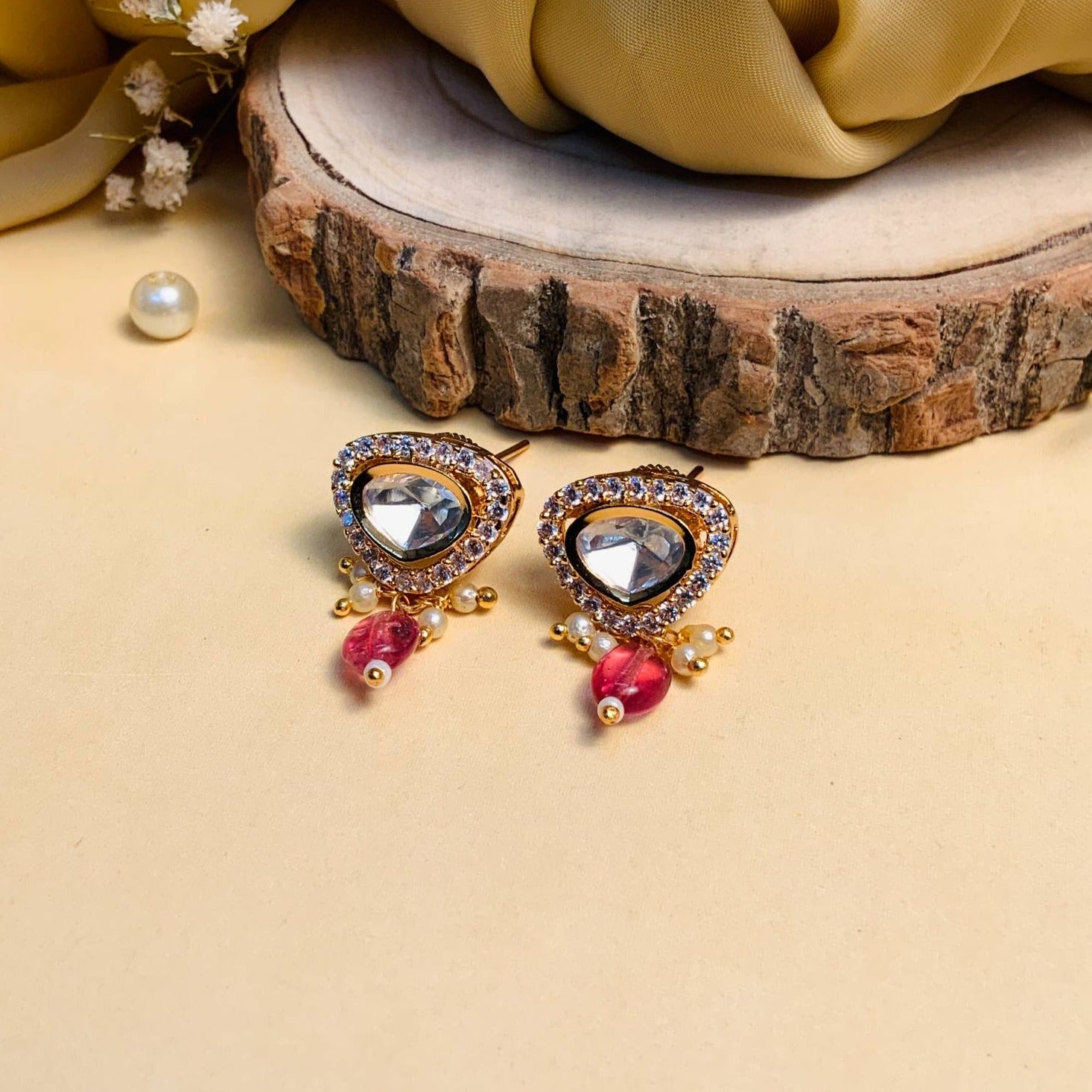 Buy Satkriti Silver Chaandbali Earrings | Paksha - Paksha India