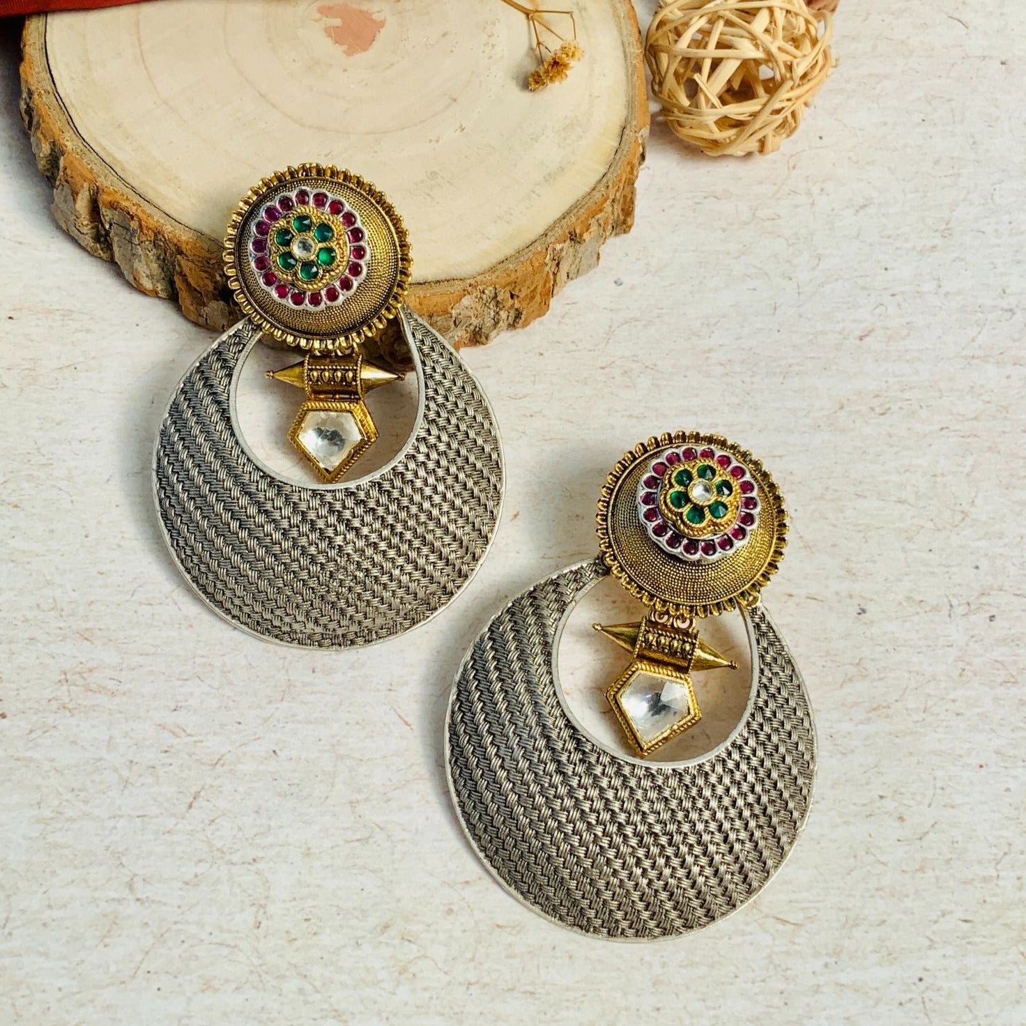 Buy Tael Floral Drop Earrings | Tarinika - Tarinika India