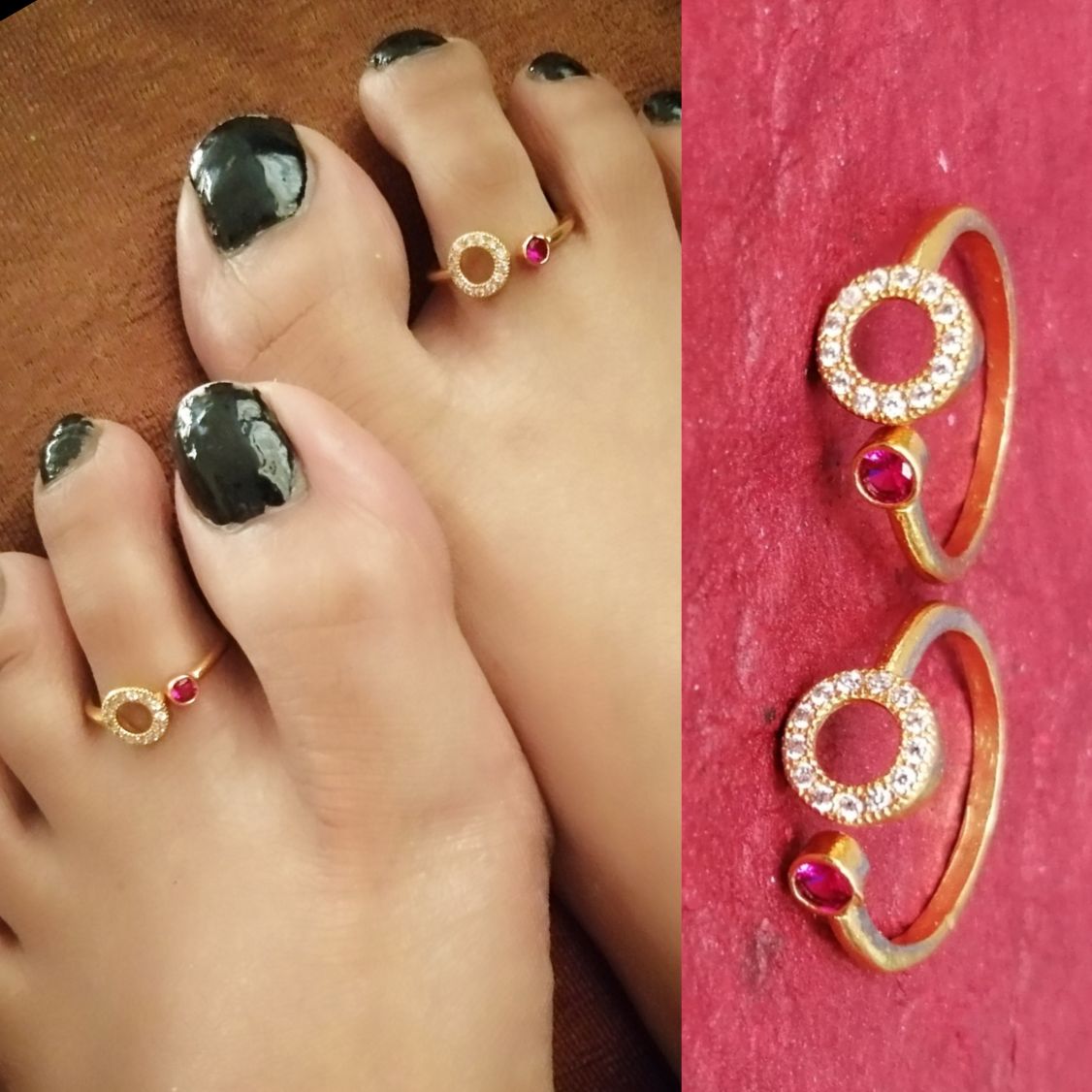 Latest toe rings design for girls//Bichhua design collection - YouTube