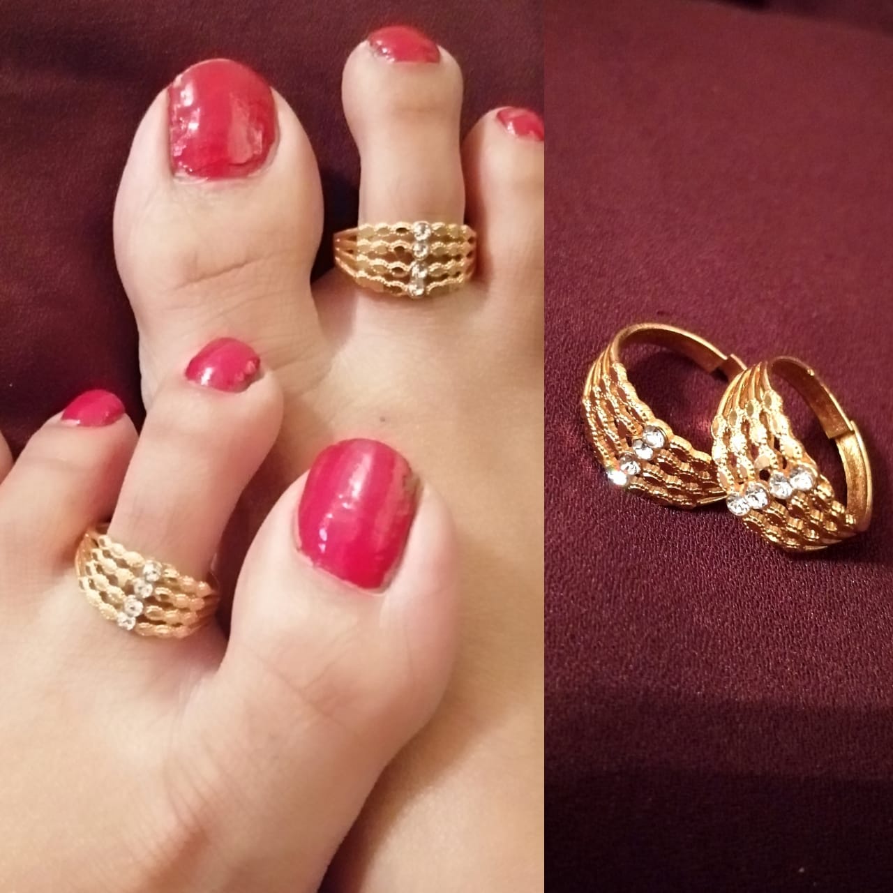 AanyaCentric - Gold Toe Rings ( Pack of 1 ): Buy AanyaCentric - Gold Toe  Rings ( Pack of 1 ) Online in India on Snapdeal