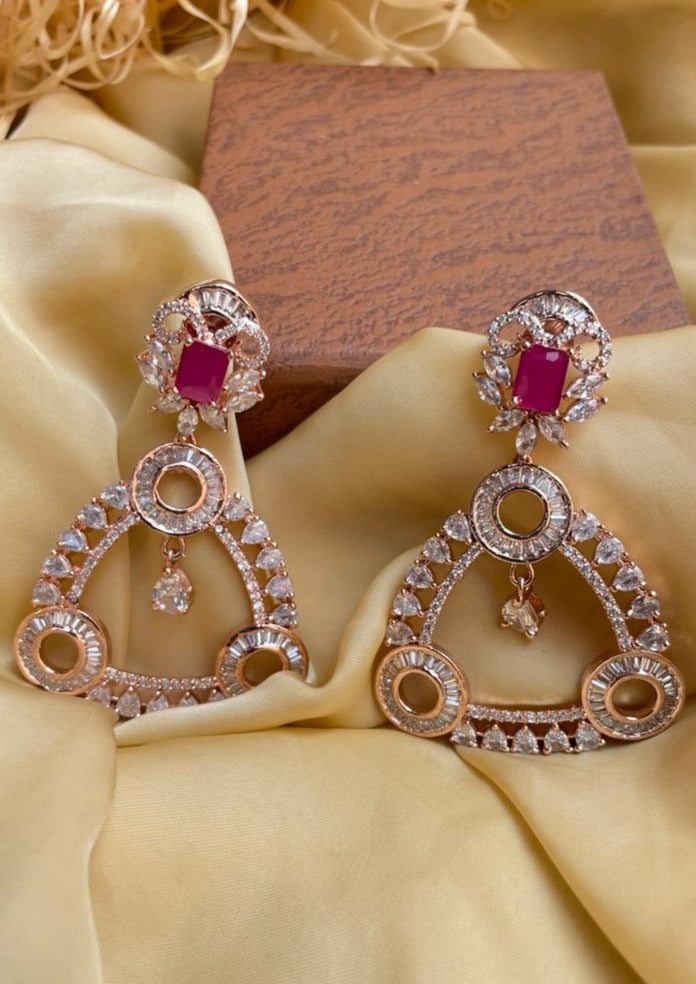 Designer Platinum Diamond Earrings With Emerald for Women JL PT E NL86
