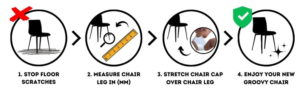 Groovy Chair Leg Protector, how to guide.