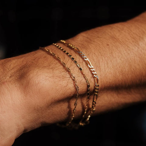 mens gold bracelets styles