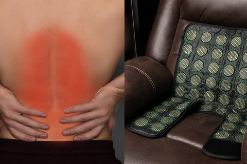 how deep does an infrared heating pad heat