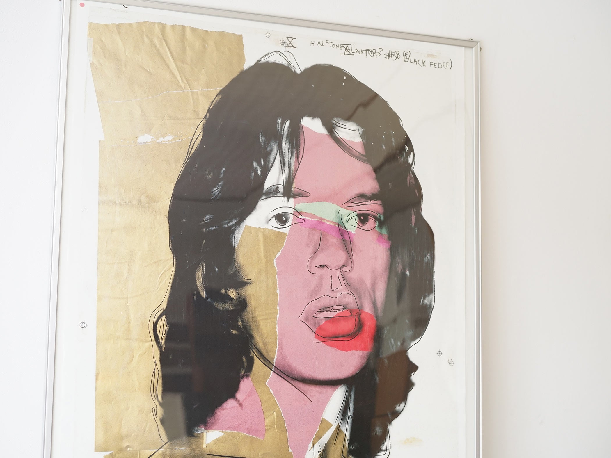 アンディウォーホル ポスター ミックジャガー アートポスターAndy Warhol Mick Jagger poster