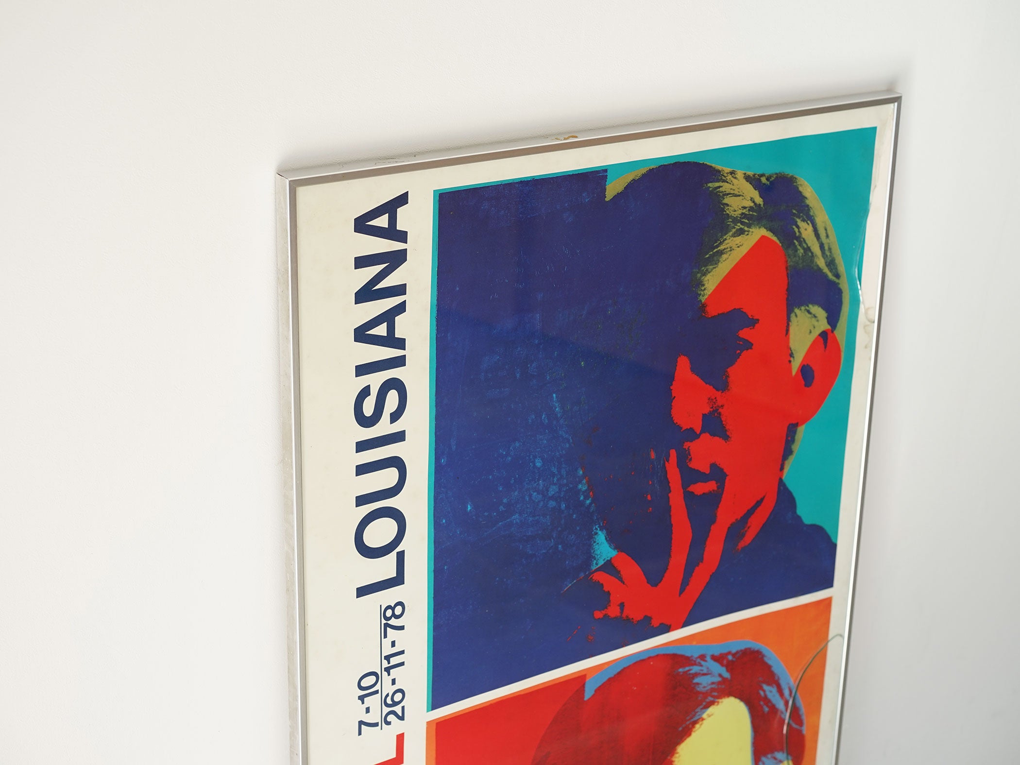 Andy Warhol（アンディ・ウォーホル）ポスター Louisiana1978 ルイジアナ美術館 アンディ・ウォーホル展 自画像｜  ミッドセンチュリー・ヴィンテージポスター – KONDO