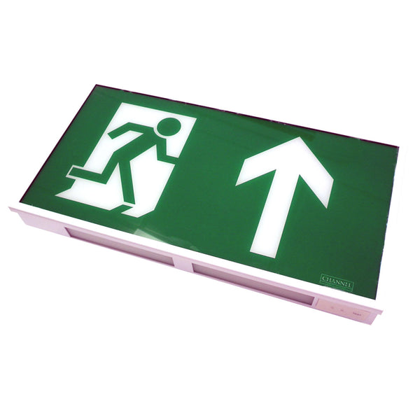 luminated battery powered exit signs