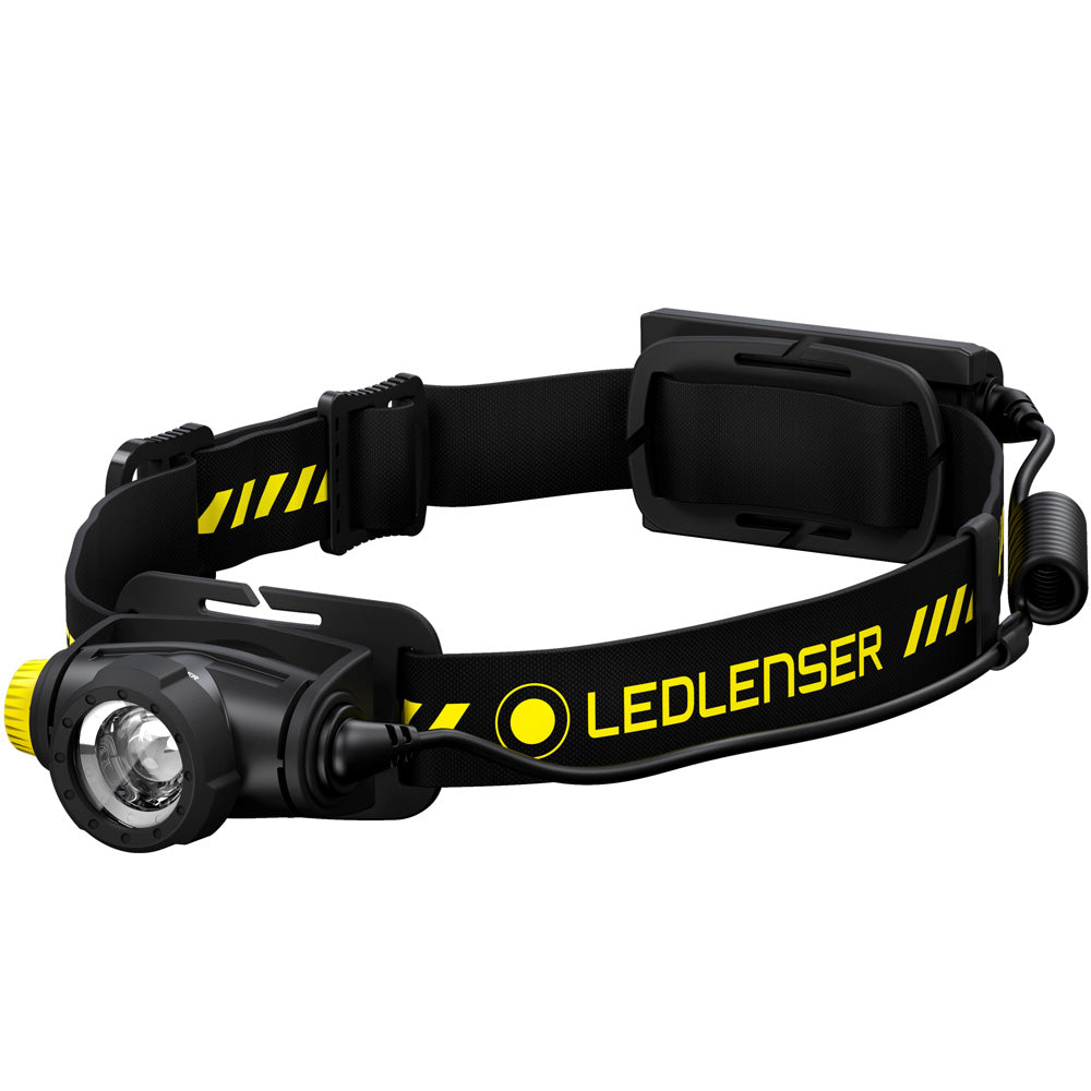 LED Lenser H5R Work Rechargeable LED Head Torch 500 Lumens IP67 502194