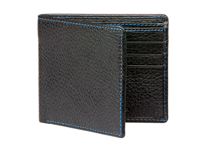 Leather Phone Wallet - Black - Macho Cave