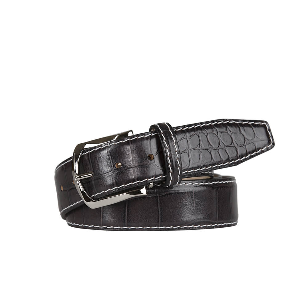 mens grey belt