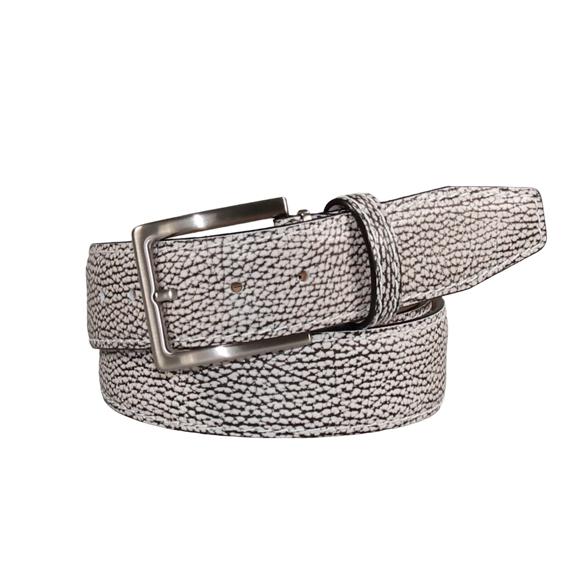 Genuine Caiman Crocodile Belt in Brown by L.E.N. 41