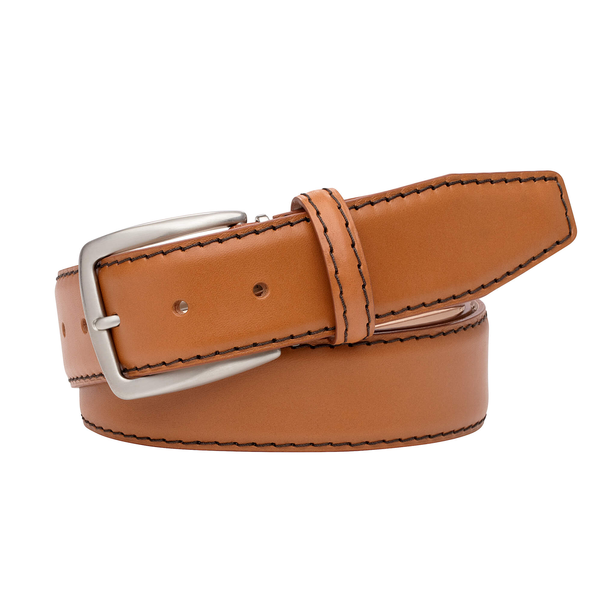 mens brown leather belt sale