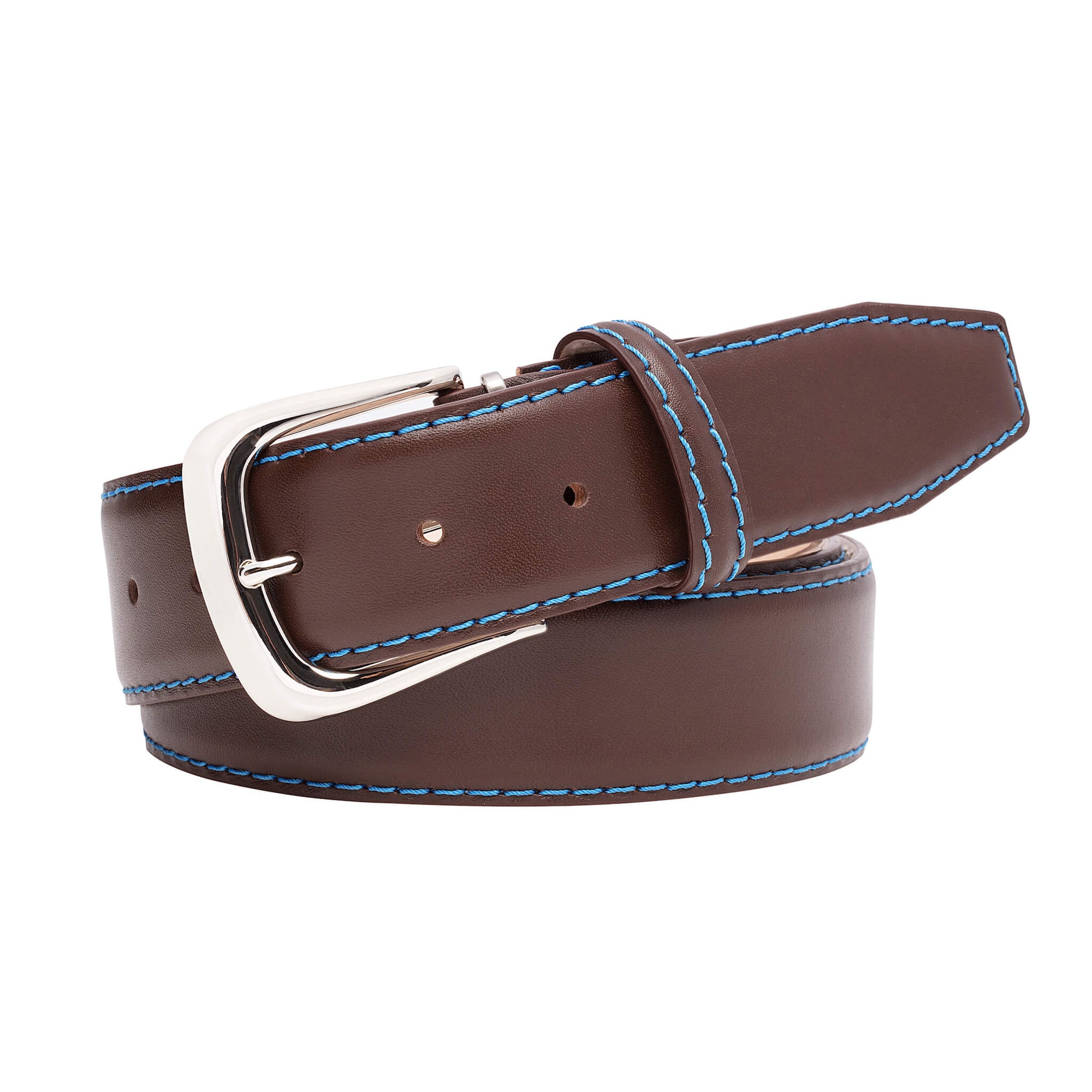 Torino Leather Brown Belt in Pittsburgh — Heinz Healey's Men's Apparel