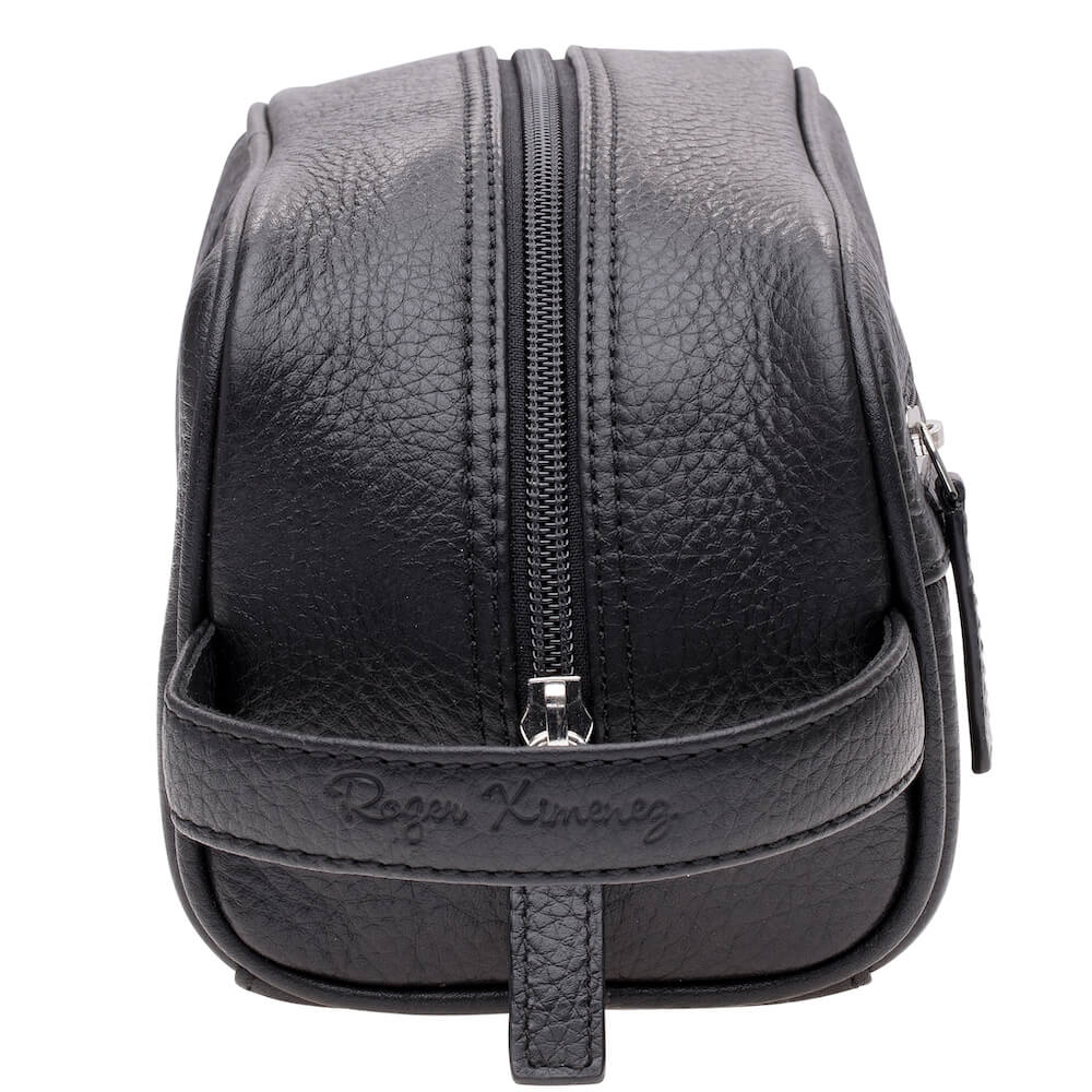 Leather Crossbody Bag With All-Over Logo by Giorgio Armani Men at