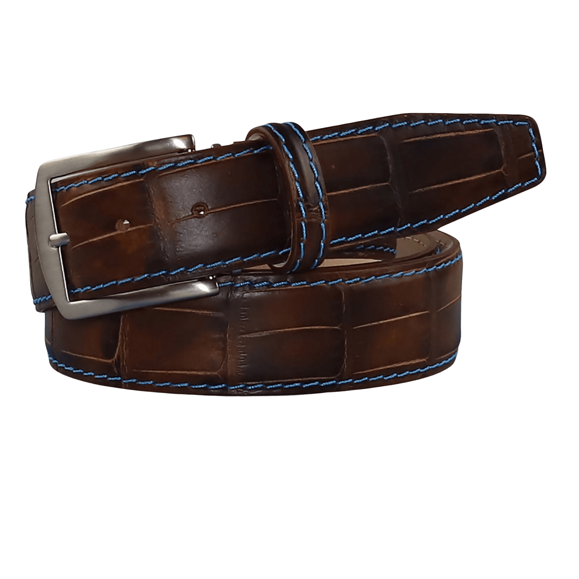 Black Saffiano Designer Leather Belt | Mens Fashion | Roger Ximenez