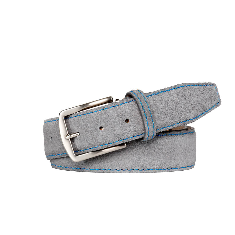 mens gray belt