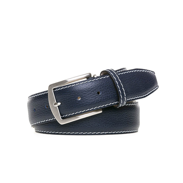 Italian Pebble Grain Leather Belt | Mens Bespoke Wear | Roger Ximenez