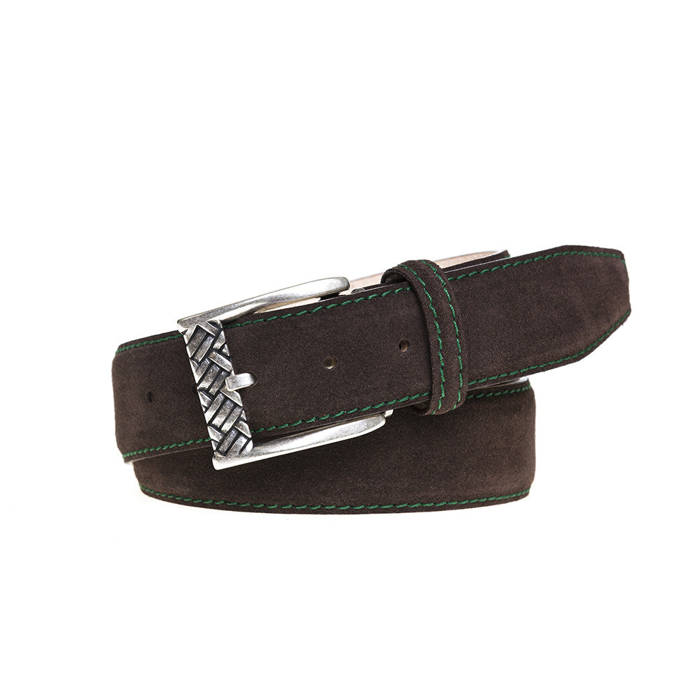 Leather Belt in Dark Brown – Turo