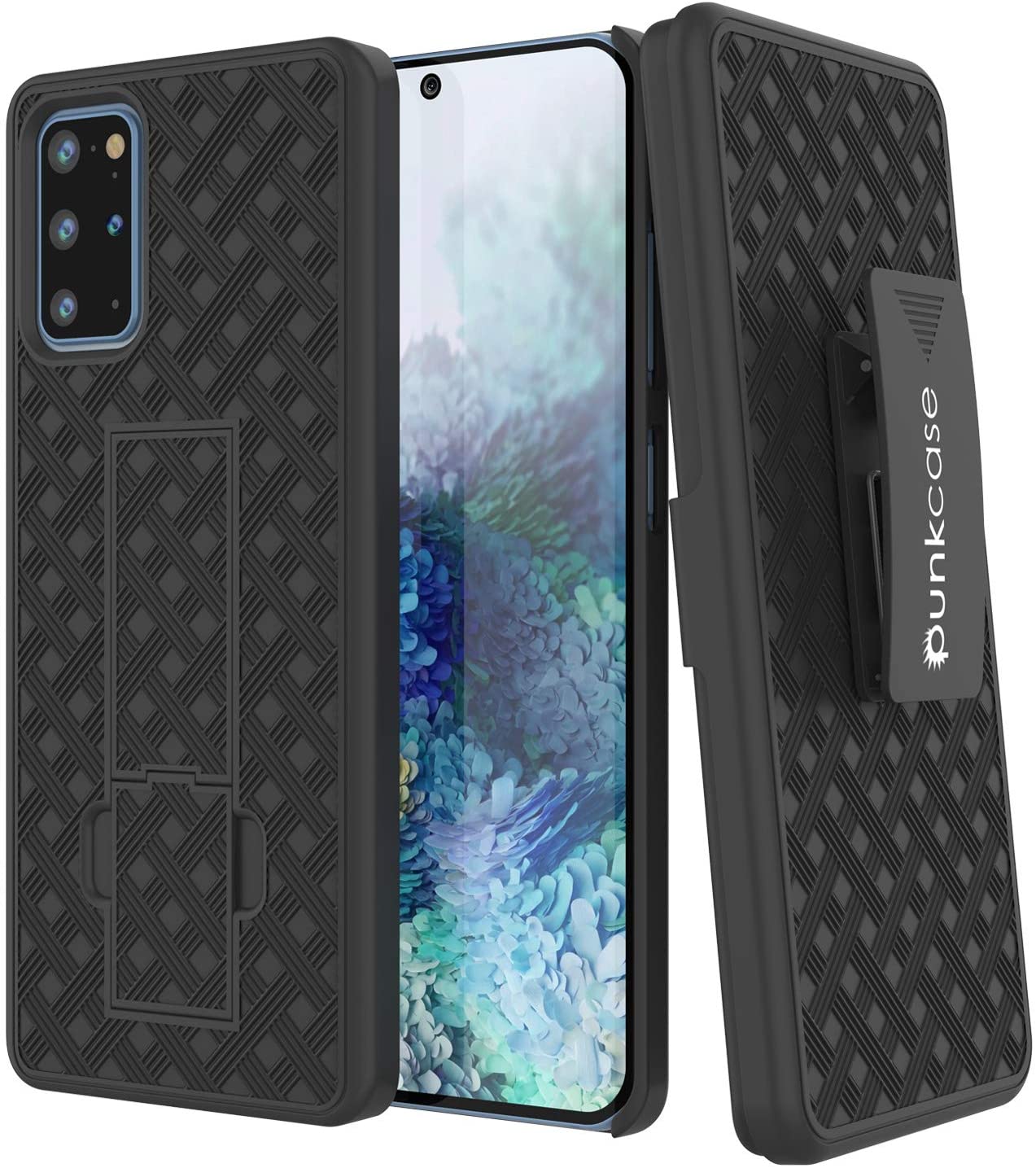 Galaxy S24 Plus Case, Punkcase Holster Belt Clip With Screen Protector [Pink]