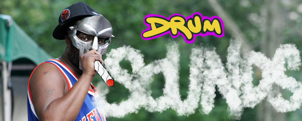 MF Doom Smoking Drum Sounds Illustration