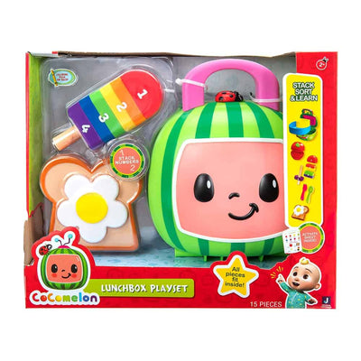 COCOMELON LUNCH BOX PLAYSET JJ STACK SORT & LEARN