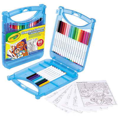 Crayola 140ct Art Set Kids' Rainbow Coloring Kit Holiday Gift, Craft  Supplies 