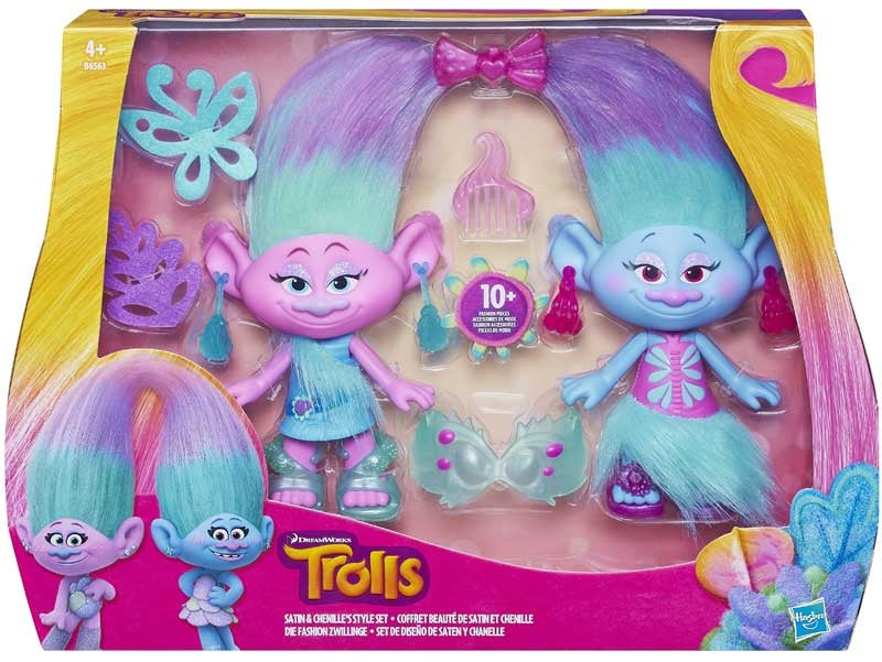 Trolls Satin And Chenille'S Style Set