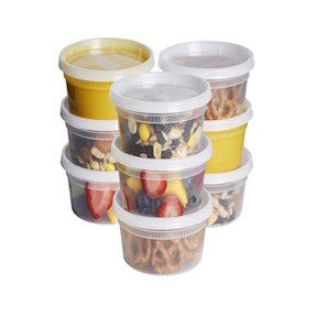 Translucent Heavy Duty Plastic Deli Containers 16oz 48ct