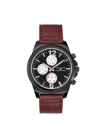 The Brown & Black Multifunction Watch from Joseph Abboud