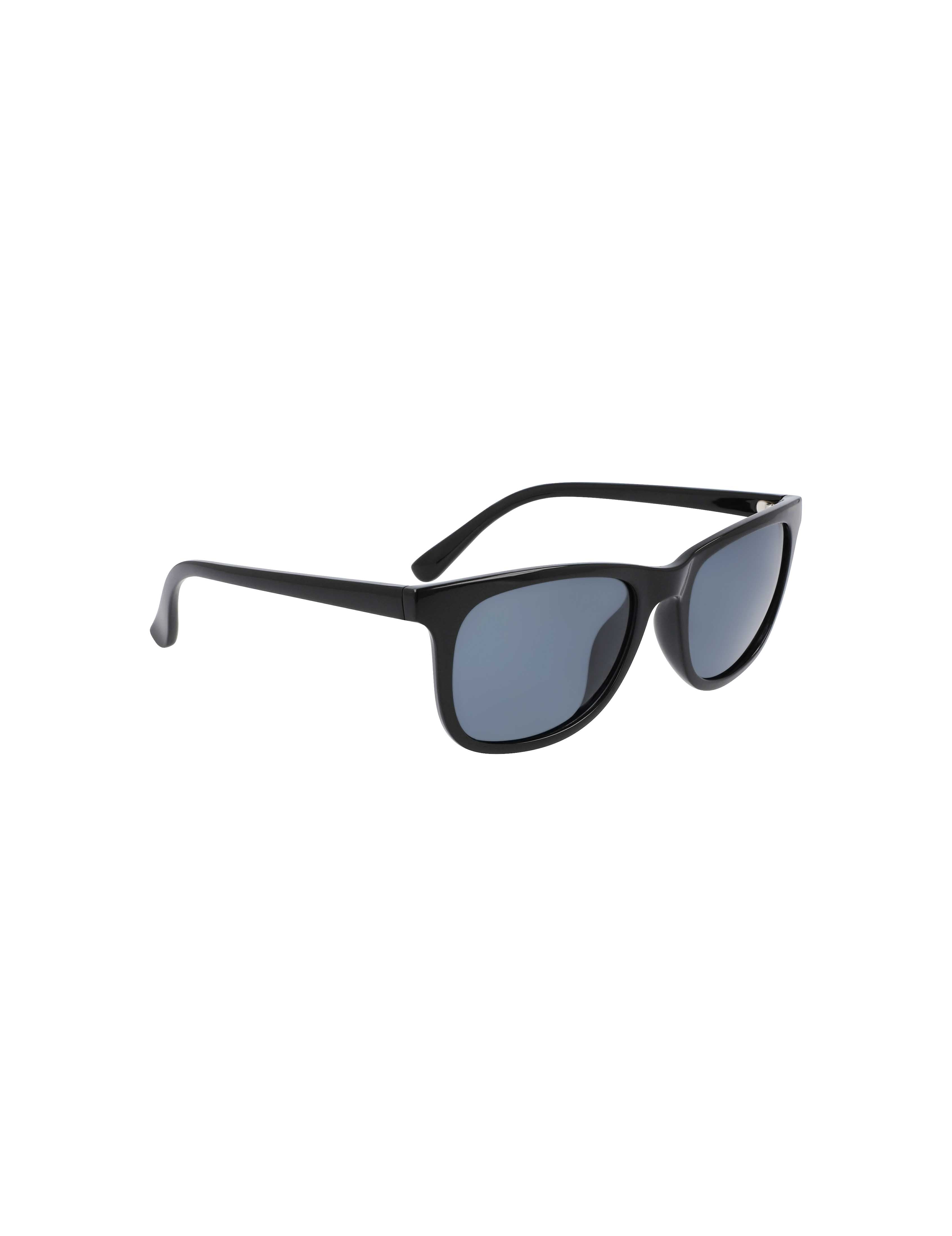 Black Square Sunglasses - Grey Polarized