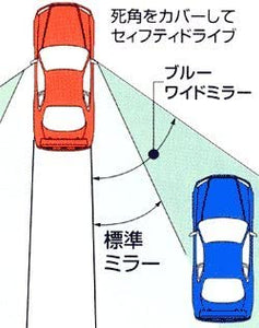 エクストラブルーワイドミラー 含むバージョン2 トヨタ車サイドミラー用 ズームエンジニアリング