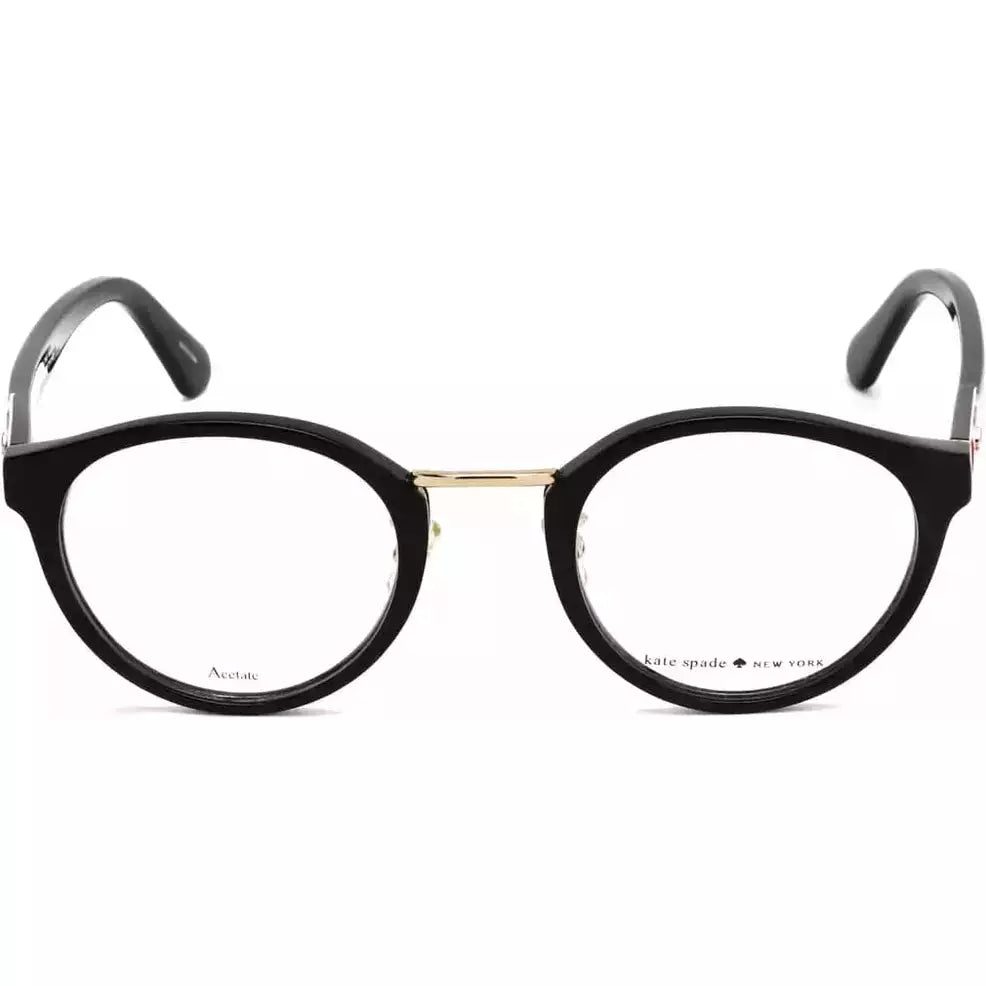 KATE SPADE-AGNESSA/F 0807 Oval Eyeglasses Black - The Sun Shopp