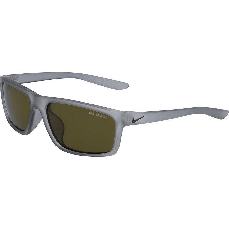NIKE-CHRONICLE E CW4655 012 Rectangle Sunglasses Matte Wolf Gray/Medium Olive Terrain