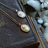 Taurus Vintage Zodiac Necklace Gold Silver