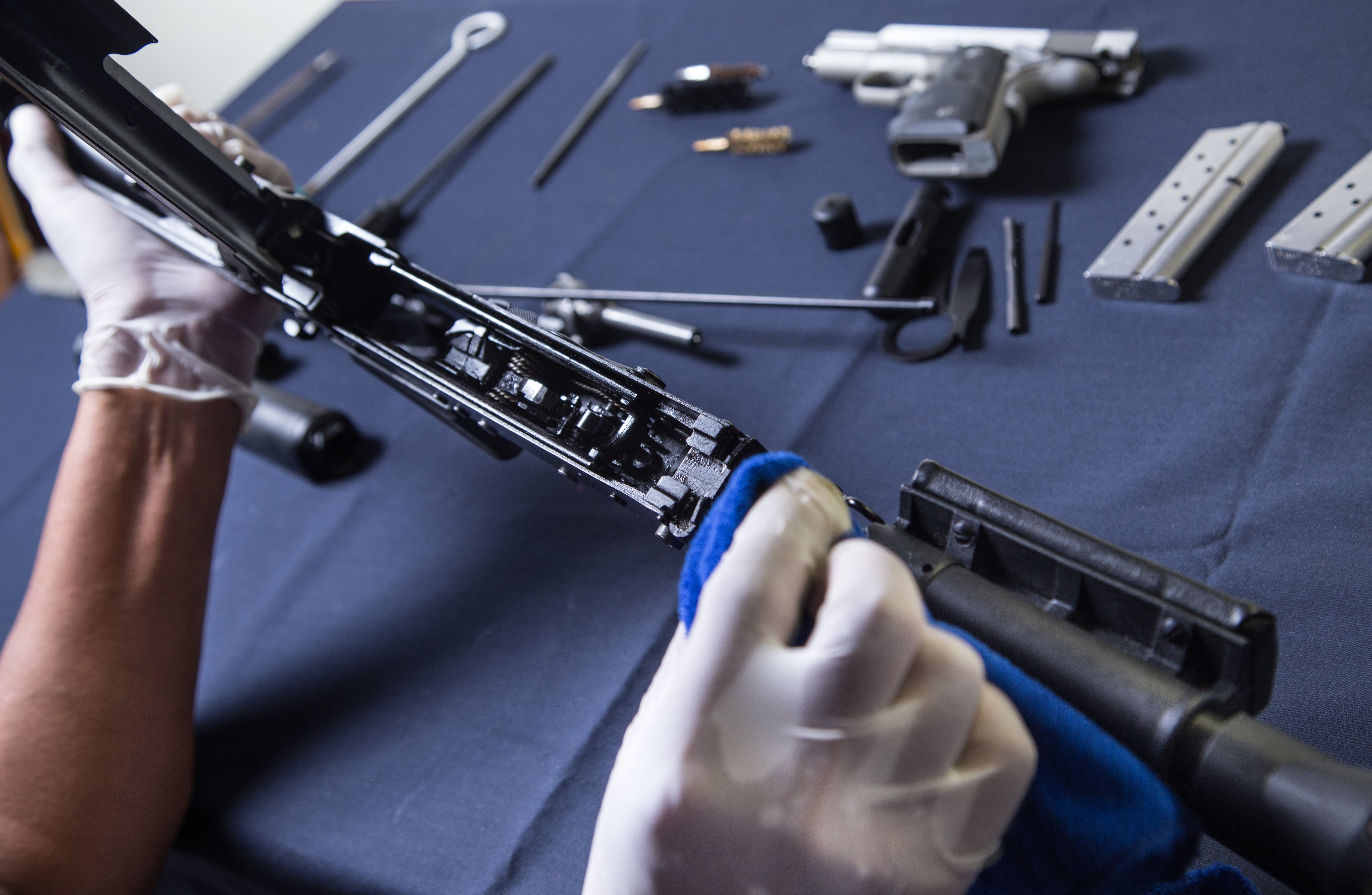 Kansas City Gun Cleaning, Oiling, and Test Firing Simmons Gun Repair