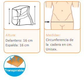 Orthoprim action faja elástica sacrolumbar - La Casa del Medico